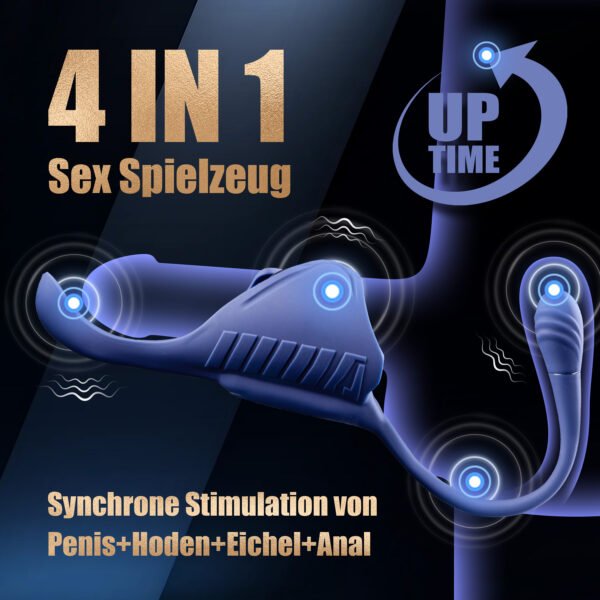 New penis trainer export foreign trade multi-frequency vibration back garden vibrator stimulation male masturbator - Image 2