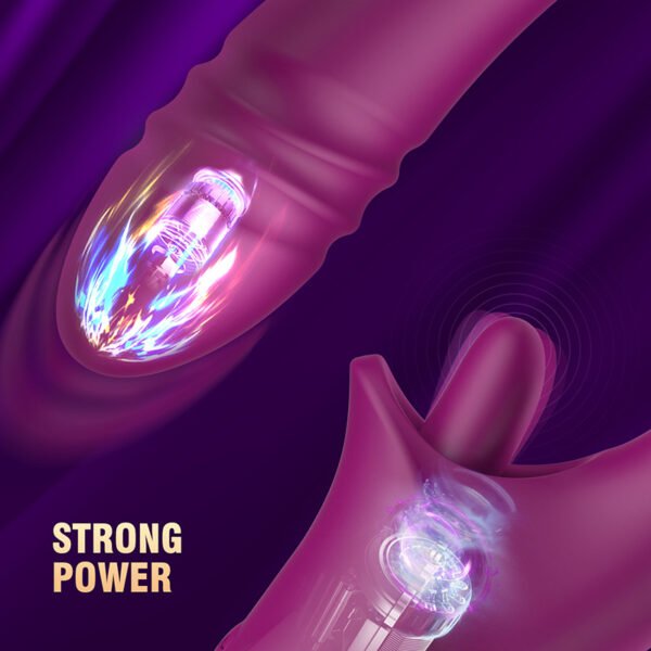 Tongue licking telescopic heating vibrator(10 frequency tongue licking telescopic vibration) - Image 5